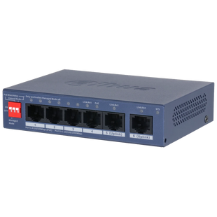 4-портовый PoE коммутатор Dahua DH-CS4006-4ET2GT-36 4 порта PoE 100Мбит 2 порта Uplink 1000Мбит 2880000432098YT фото