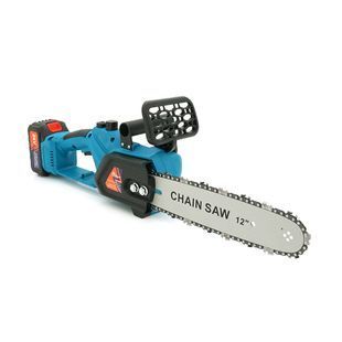 Акумуляторна ланцюгова пила Chain Saw 12* 24V зарядне+ 2 акумулятори Вох 2000000346014YT фото