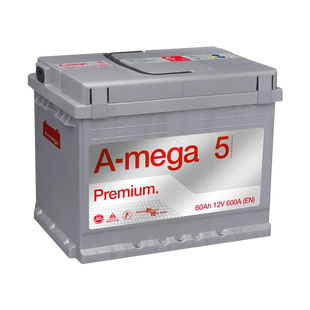 Аккумулятор авто Мегатекс A-mega Premium (M5) 6СТ-60-А3 (прав) ТХП 600 25333LP фото