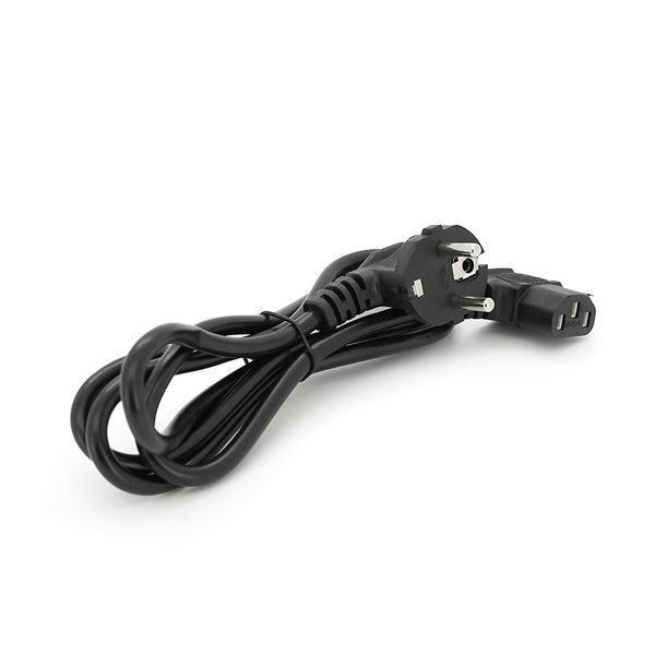 Кабель питания Schuko угловой PC-186A CEE7/7-C13, 1.5M, 0.75mm, евровилка под 90 градусов, OEM Q25/250 2000000083360YT фото