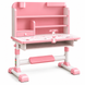 Детская регулируемая парта со стулом Dash ST-E2 80&times;50&times;72 см розовая eve2025 фото 2