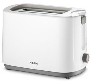 Тостер Magio MG-276 820 Вт 6 ступеней поджаривания, белый 276МGETEX фото