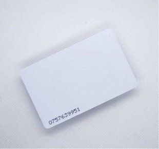 Пластиковая RFID карта ZKTeco EM формата толстая 49885FORS фото