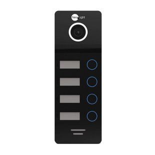 Відеопанель Neolight MEGA/4 FHD 2 Мп з ІЧ підсвічуванням, BLACK 82-00034TRIN фото