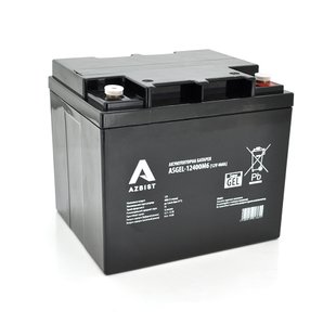 Акумулятор AZBIST Super GEL ASGEL-12400M6, Black Case, 12V 40.0Ah (196x165x173) Q1/96 8684022E6D00 фото