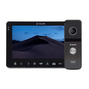 HD комплект відеодомофон і виклична панель BCOM BD-780FHD Black Kit ( 7дюймів домофон з пам'яттю, запис по руху, Full HD виклична панель ) 2000000333984YT фото