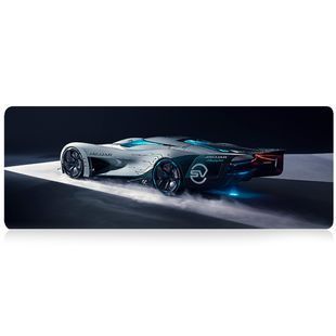 Коврик 300*700 тканевой Jaguar с боковой прошивкой, толщина 2 мм, Gray, Пакет 2000000356617YT фото