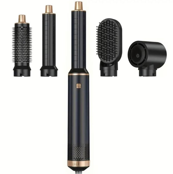 Фен-расческа 5 в 1 Hot Air Comb для укладки і сушки волосся eve1285 фото