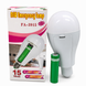 Світлодіодна LED лампа E27 15W з акумулятором 18650 eve1937 фото 3
