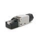 Коннектор RJ-45 быстрого монтажа 8P8C UTP Cat-6 (разборной, безинструментальный) серый, цена за 1 шт 2880000423652YT фото 3