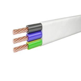 Провід ЗЗЦМ ШВВП 3х2,5 (бухта 100м.) 99-00008557VIAT фото