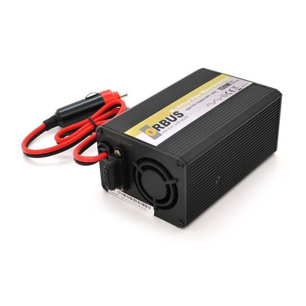 Інвертор напруги ORBUS ORMS150 (150Вт) 12/220V approximated 1 Shuko клеми + крокодили 1 запобіжник Box Q20 2000000290157YT фото