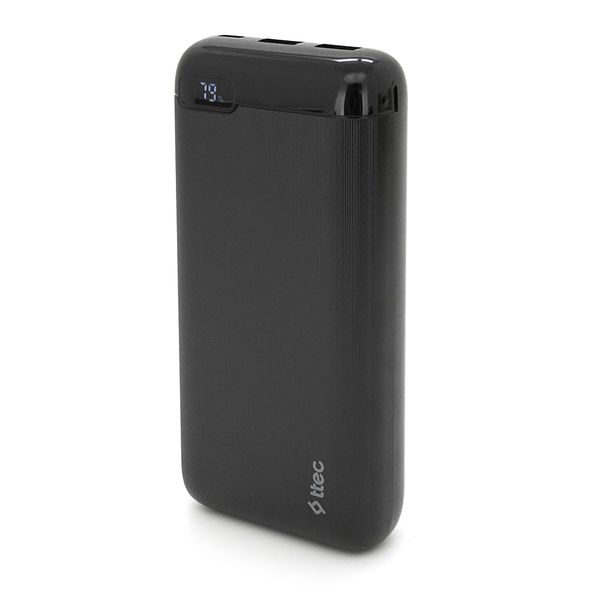 PowerbankTtec 20000mAh, Output: 2*USB + Type-C, 20W, Black, Q20 D9429C19CF11 фото