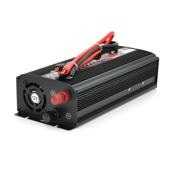 Инвертор напряжения ST2500CP (DC:1250W), 12/220V с аппроксимированной синусоидой, 1 универсальная розетка, крокодилы, BOX B409907D6B52 фото