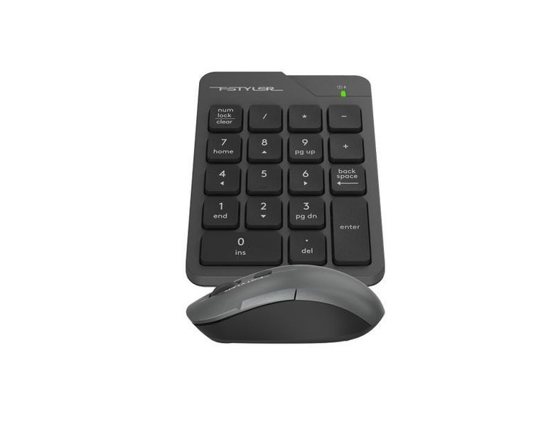 Комплект бездротовий клавіатура цифрова з мишою A4Tech Fstyler FG1600C Air2 (Grey), сірий колір 1606748EDG фото