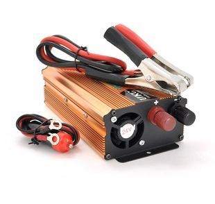 Інвертор напруги UKC 1500ВА(900Вт) 24/220V approximated 1 універсальна розетка клеми + USB 2000000180731YT фото