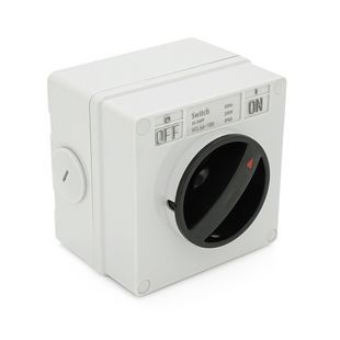 Выключатель наружного монтажа, двухсторонний вывод, IP65, AC:250V, 16A, Grey 2000000363301YT фото