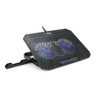 Подставка под ноутбук XSTRIKE XS-11 10-17 дюймов 2 вентилятора 1300 RPM RGB 2xUSB 2.0 2880000424871YT фото