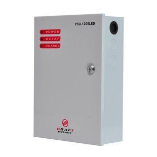 Джерело безперебійного живлення Kraft PSU-1205LED, DC 12В 5А 41-00029TRIN фото