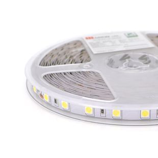 Світлодіодна стрічка Mervesun MRW-5050-B-24 4K (60 світлодіодів) 24V 11W IP20 під пайку 10 метрів котушка White 2000000298146YT фото