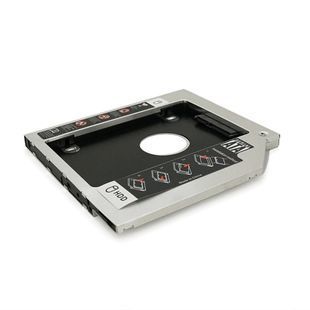 Адаптер подключения HDD 2.5'' 9.5 mm в отсеке привода ноутбука SATA/mSATA (HDC-25), корпус aluminum+plastic, Blister,Q100 2000000085920YT фото