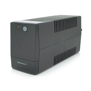 ДБЖ Qoltec QLT1000 (600W) Proxima-L, LED, AVR, 3st, 2xSCHUKO socket, 1x12V9Ah, metal Case DEF5763A4C84 фото