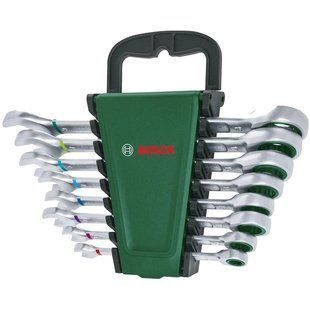 Набір ключів комбінованих Bosch з трещоткою 8 шт 99-00023368VIAT фото