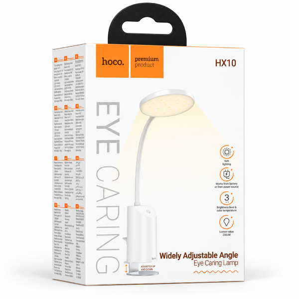 Настільна LED-лампа Hoco HX10 з акумулятором 1200 мА&middot;г eve2039 фото