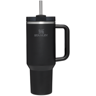 Термокружка Stanley з трубочкою і ручкою 1.18 л чорна eve1205 фото
