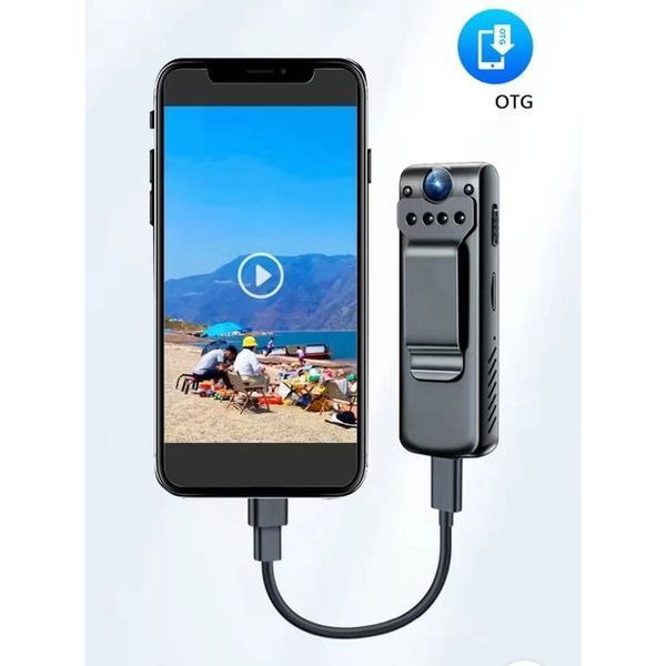 Нагрудная мини-камера X22 &mdash; Wi-Fi Full HD 1080P с ночной съёмкой и диктофоном eve1146 фото