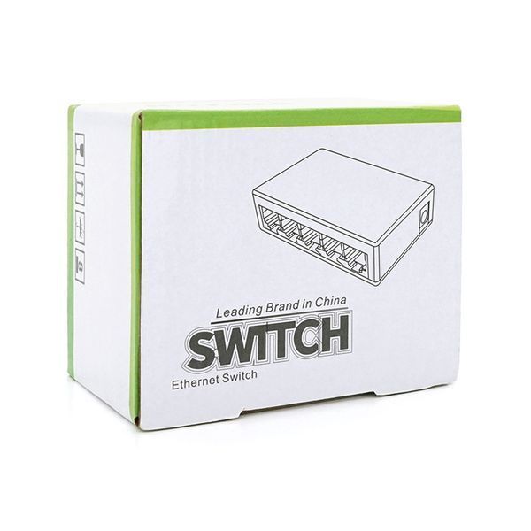 Комутатор JY 5005S 5 портів Ethernet 10/100 Мбіт/сек. DC 5 . Блок живлення 5V в комплекті 2000000209579YT фото