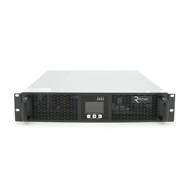 ИБП с правильной синусоидой ONLINE Ritar RT-6KL-LCD, RACK 6000VA (5400Вт), 192В, Ток макс. 5A, под внешний АКБ, (482*600*130), Q1 D847E1669462 фото