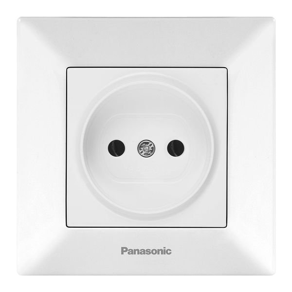 Розетка Panasonic Arkedia Slim, быстрый монтаж, белая 6B6A5F70035F фото