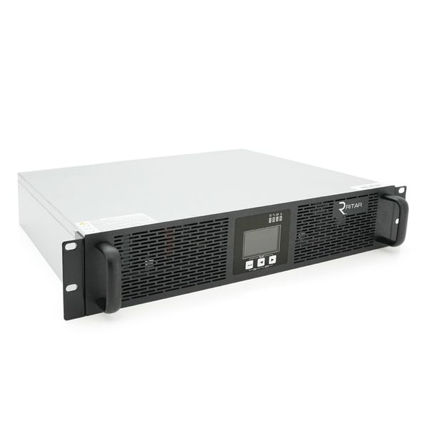 ИБП с правильной синусоидой ONLINE Ritar RT-6KL-LCD, RACK 6000VA (5400Вт), 192В, Ток макс. 5A, под внешний АКБ, (482*600*130), Q1 D847E1669462 фото