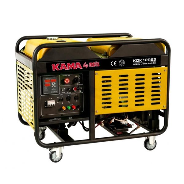 Генератор дизельний KDK12RE3, трифазний 230/400V, 50Hz, 12KVA, об'єм 34л CDBC59375226 фото