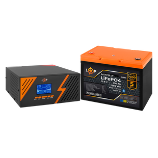 Комплект резервного живлення LogicPower B1500 Black + літієва (LiFePO4) батарея 1280Wh 36811LP фото