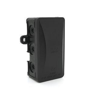 Коробка розподільна модульна зовнішня Р95 49х94,5х40,5мм IP54 пластик (РР) чорна Q60 2000000380148YT фото