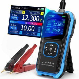 Тестер аккумуляторов Fnirsi HRM-10 для измерения импеданса и напряжения 74286FORS фото