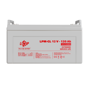 Акумулятор гелевий LPM-GL 12V - 120 Ah 7B835FAFA448 фото