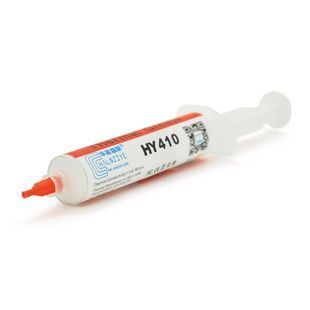 Паста термопроводная HY-410 30g, шприц, White, >1,42W/m-K, 