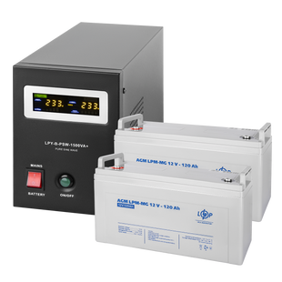 Комплект резервного живлення LP (LogicPower) ДБЖ + мультигелева батарея (UPS B1500 + АКБ MG 2880Wh) 19806LP фото