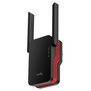 Ретранслятор Cudy RE3000, Wi-Fi 6, Mesh, Gigabit Ethernet, BLACK 73-00554TRIN фото