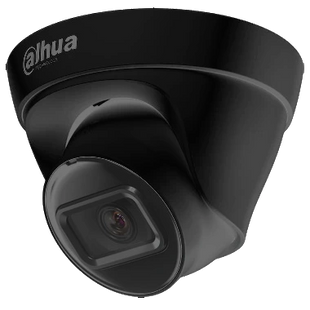 DAHUA 2Мп IP відеокамера чорна DH-IPC-HDW1230T1-BE 1080p до 30 м підсвітка 2880000421610YT фото