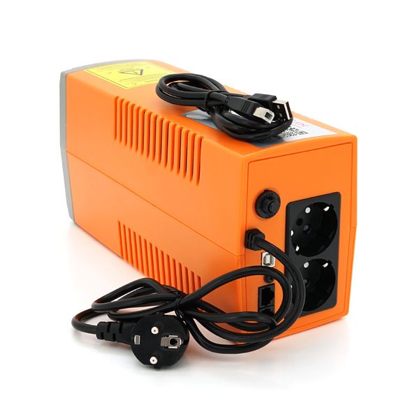 ДБЖ MAKELSAN Lion850VA (510W) Standby-L, LED, 170-280VAC, AVR 1st, 2xSCHUKO socket, 1x12V9Ah, Plastic Case (101 х 298 х 142) CAFF414B49D2 фото