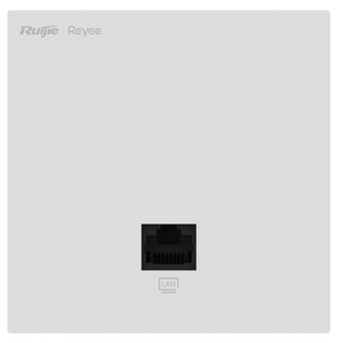 Настенная двухдиапазонная гигабитная точка доступа Ruijie Reyee RG-RAP1261, 1 x 10/100/1000Base-T, питание PoE, 86 x 86 x 42.4 мм 2000000340609YT фото