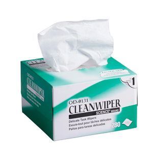 Cалфетки безворсовые для оптики CLEAN WIPER OD-0131, 280 шт в упаковке Q60 2000000108834YT фото