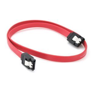 Кабель інтерфейсний VEGGIEG ST301 SATA3.0 0.5м прямі роз'єми із засувкою червоний 2000000196589YT фото