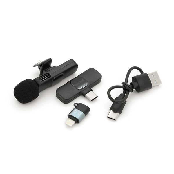 Петличний бездротовий мікрофон BOYA BY-MW3 type-c вбудований акумулятор 80 mAh Black Box 2000000409436YT фото
