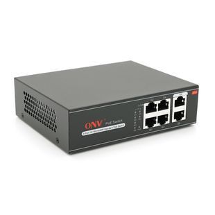 4х портовый PoE Full Gigabit коммутатор ONV-H3064P, 4xPoe1000Мбит + 2х1000 Мбит, IEEE802.3af/at , общая мощность 65 Вт 2000000337418YT фото