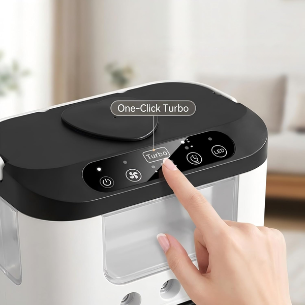 Настільний вентилятор-охолоджувач Air Cooler 3 в 1 з зволоженням і LED-підсвіткою eve1749 фото